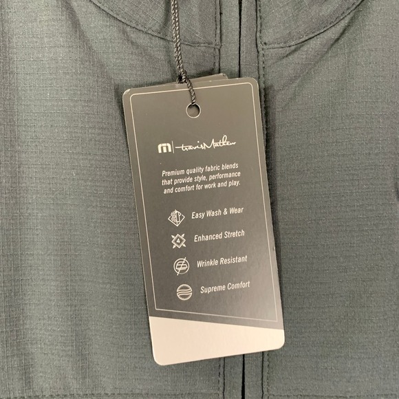 Travis Mathew Cold Bay Vest Men Extra Large Black Golf Performance Quilted NEW - Picture 3 of 11